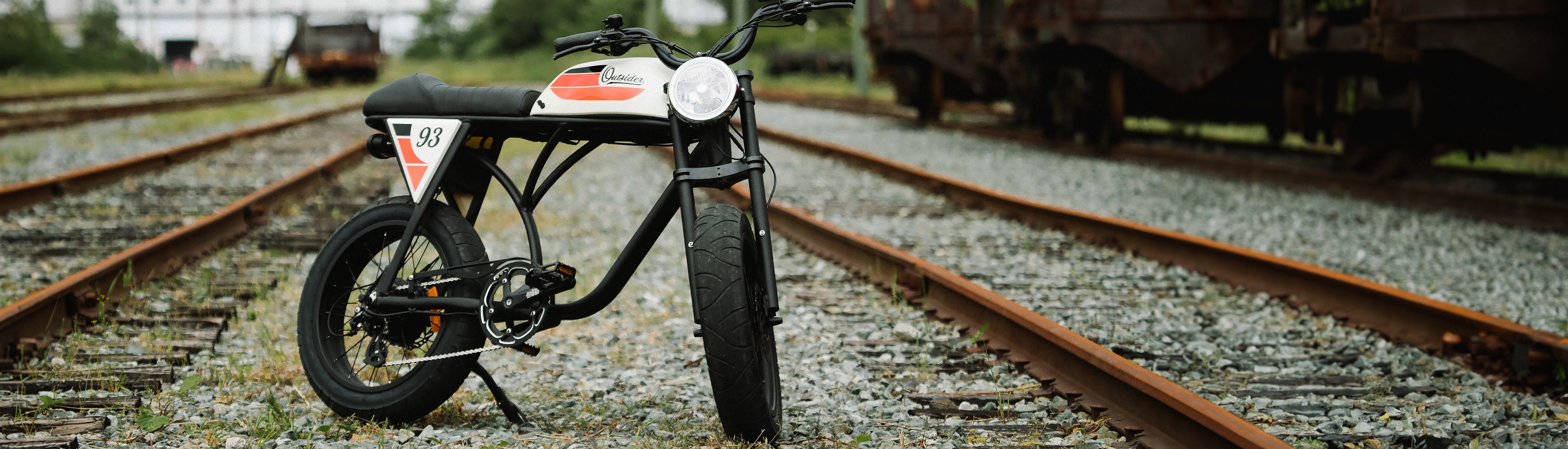 Michael Blast eBike on rail track after maintenance check