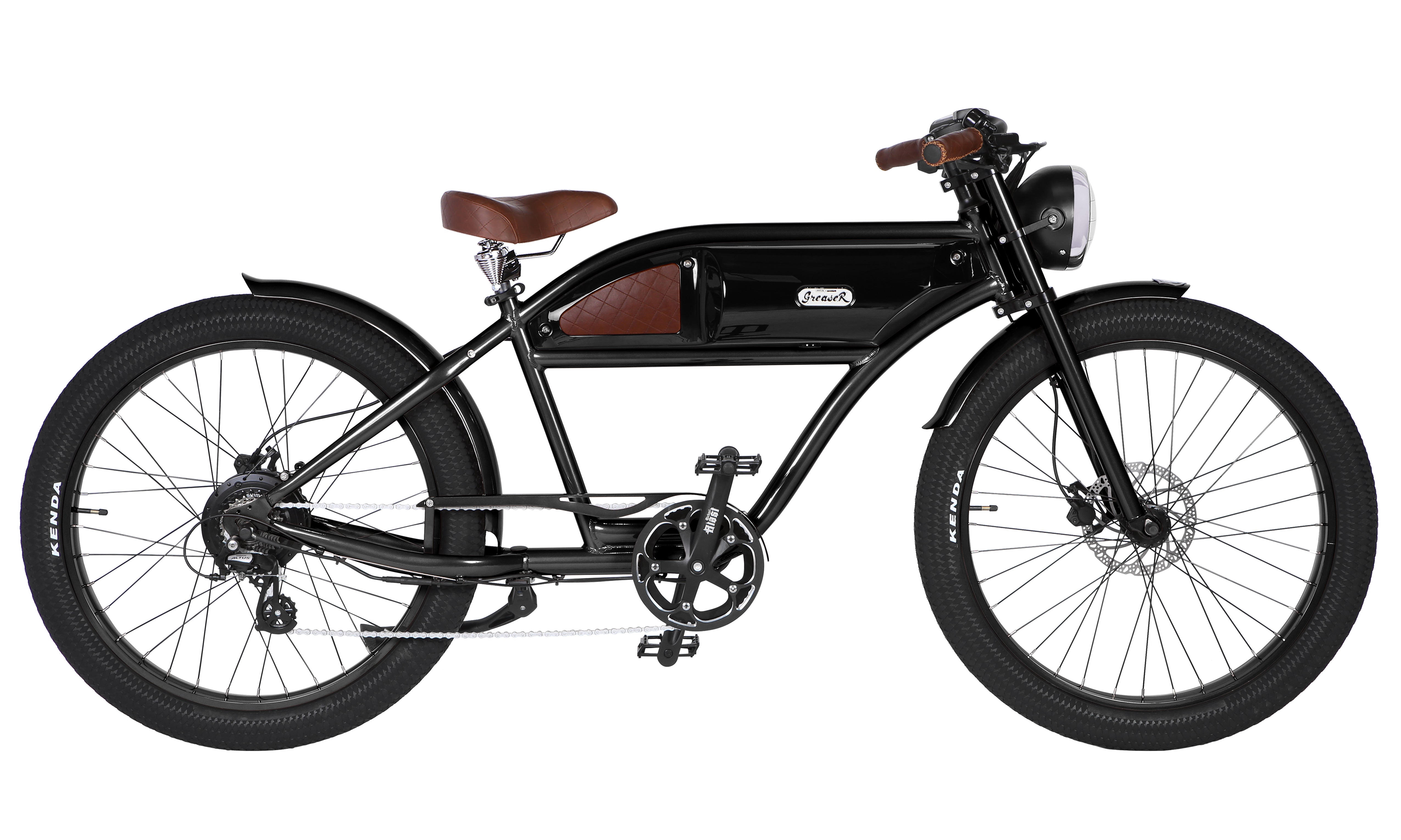 Greaser Classic Vintage Step-Over Electric Bike – Michael Blast Bikes