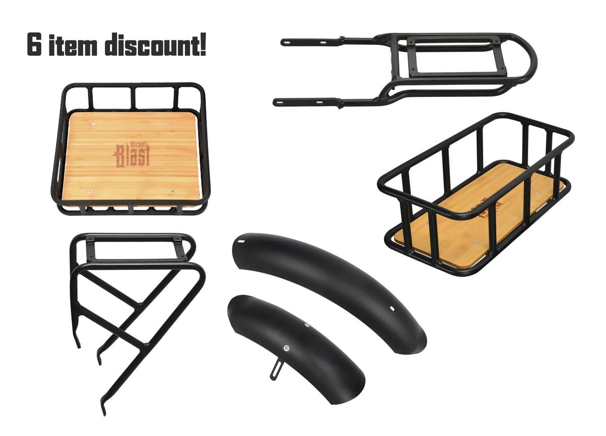 Ponyboy — Fenders & Front/Rear Racks Bundle (6 Items)