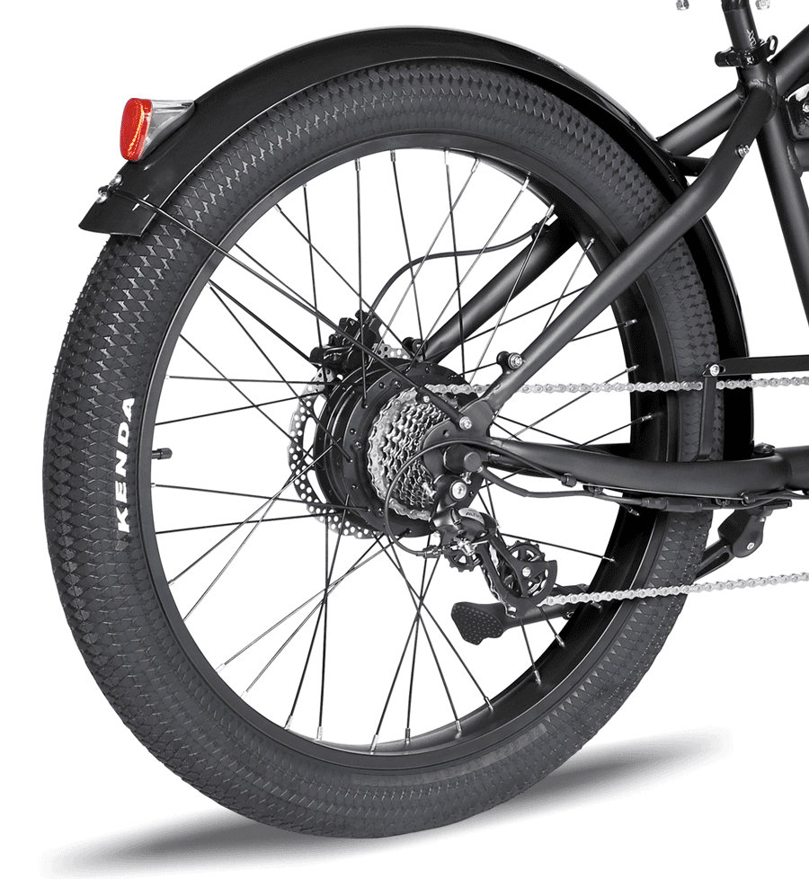 Greaser Metal Rear Fender — Long