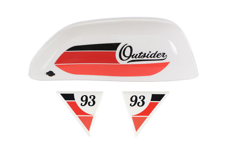Outsider - Tank and Side Triangle - White