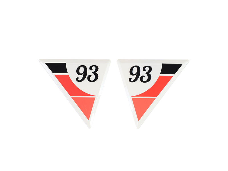 Outsider - Side Triangle Pair - White