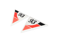 Outsider - Side Triangle Pair - White