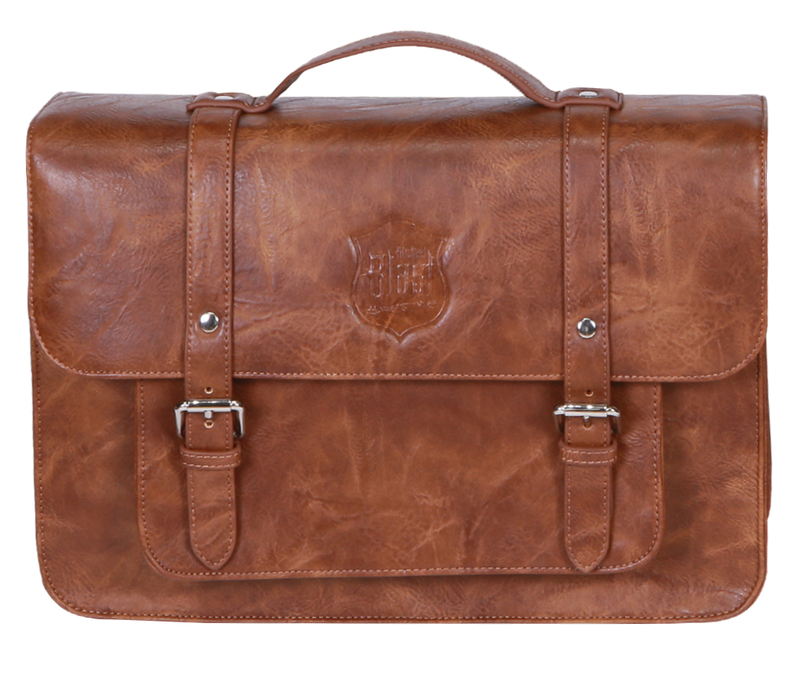Back Rack Pannier Case - Light Brown Genuine Leather